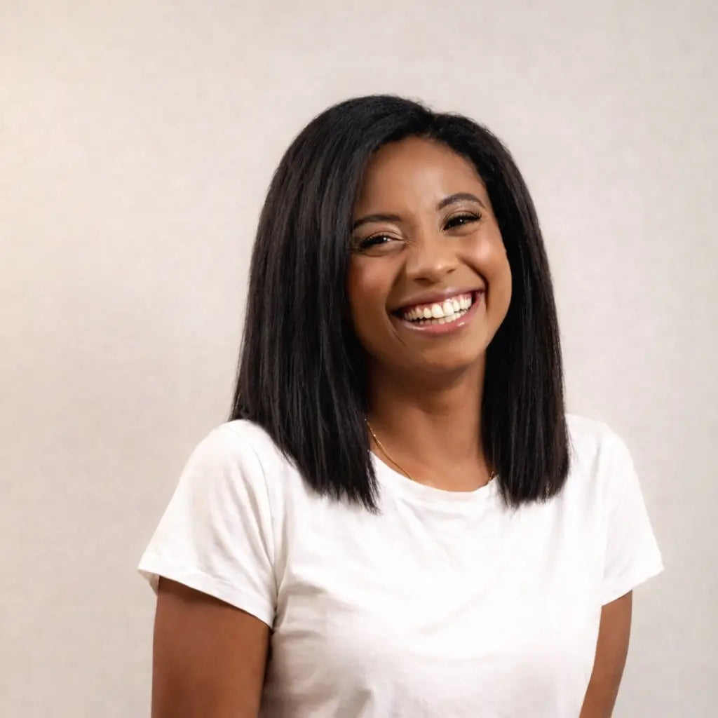 Perruque Demi-Tête-& postiche yaki kinky straight 3 en 1–Afro-Luxe