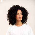 cheveux 100% naturel clips-in frisé/ondulé