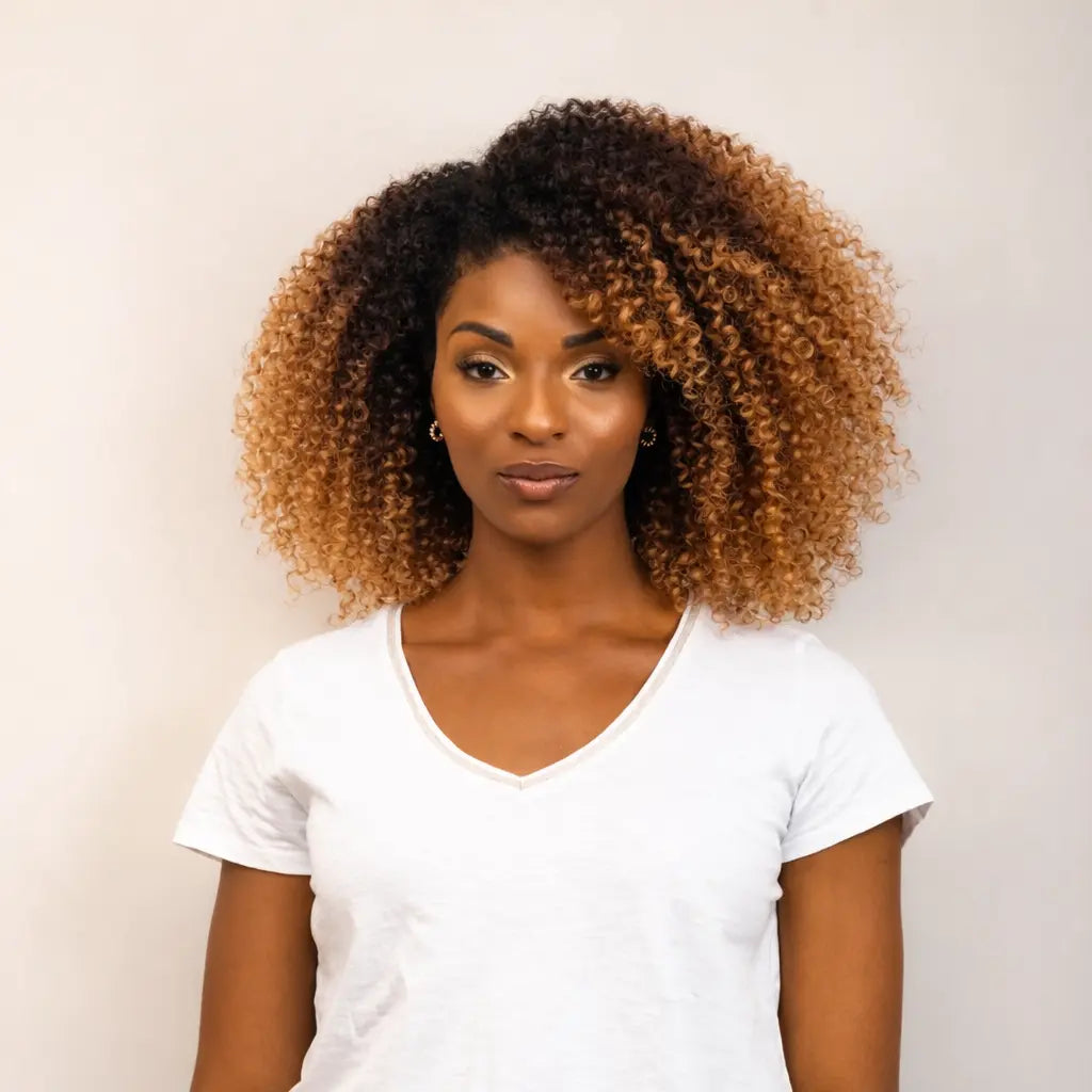 clip-in kinky curly 3C-4A