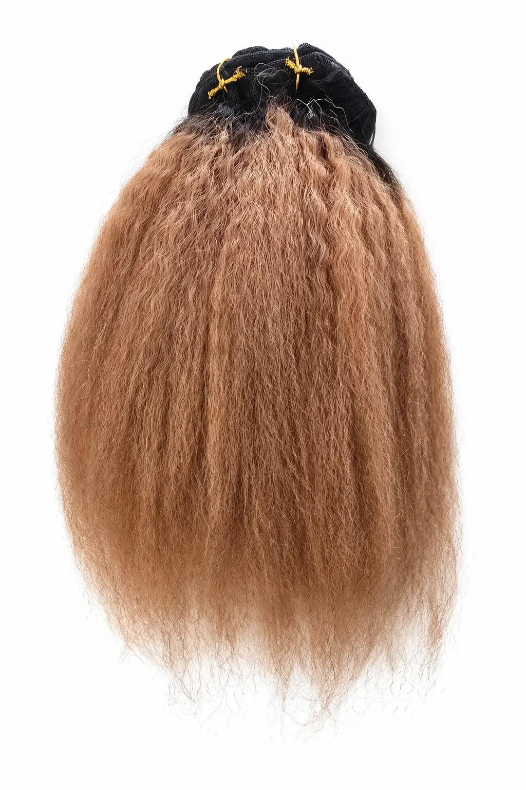 clip kinky straight camel