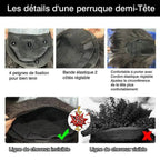 Perruque Demi-Tête & postiche crépu 3 en 1–Afro-Luxe Eclipse Hair Extension Afro-Luxe