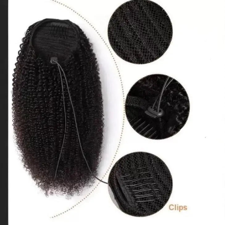 ponytail kinky- afro 100% naturel
